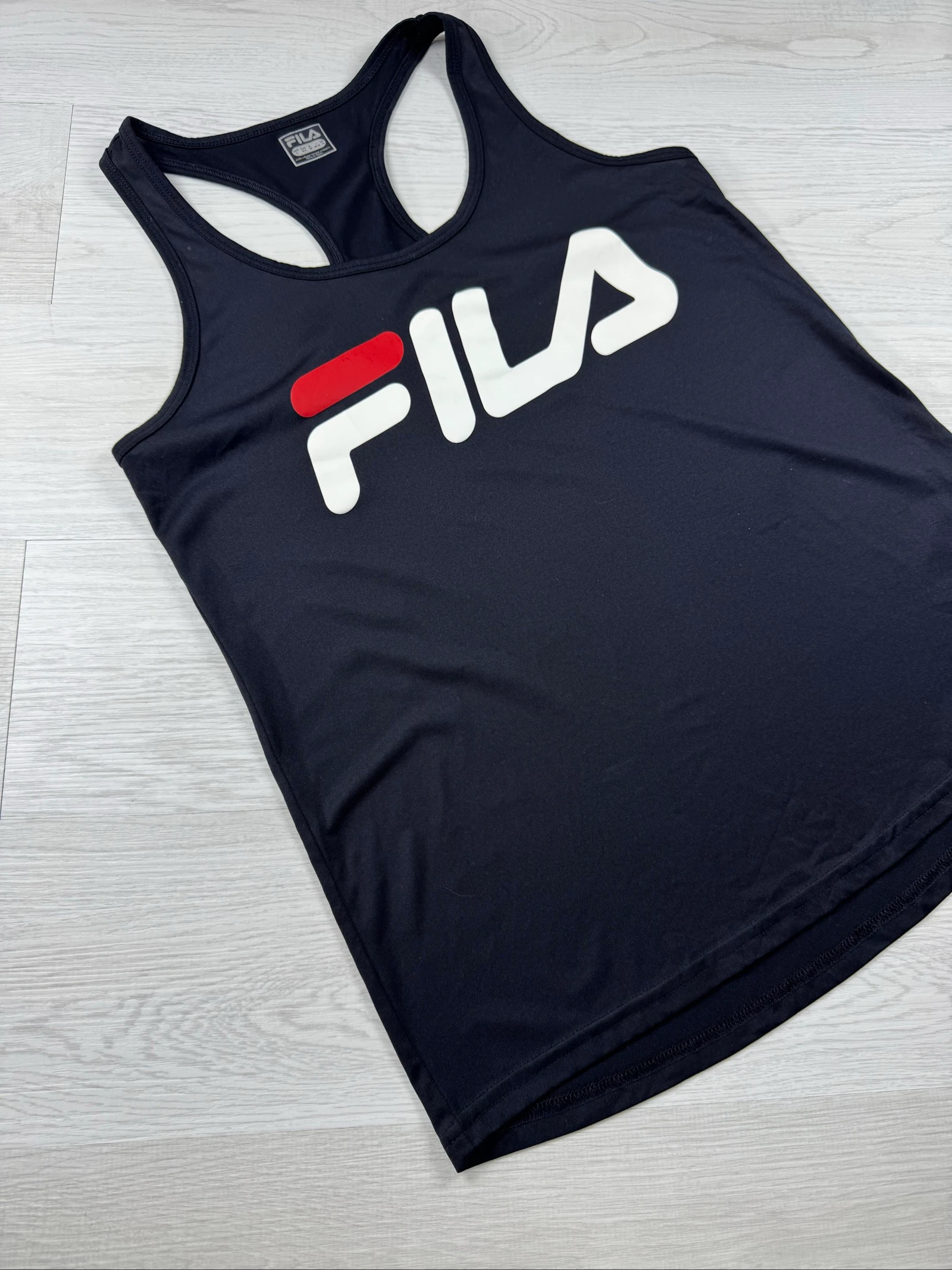 FILA Big Logo Racerback Sports Tank Top Dark Navy – Talla S – photo 2